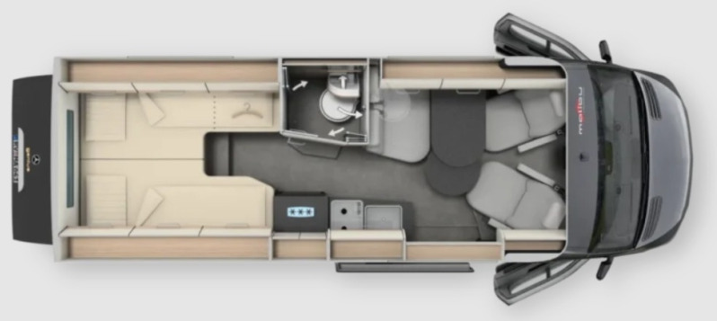 Malibu Genius 641 LE - Xe van cắm trại: hình 1 Malibu Genius 641 LE - Xe van cắm trại: hình 1