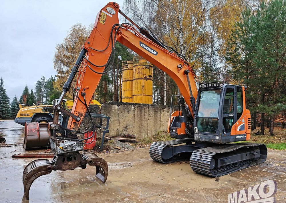 Doosan DX140LCR-5 - Máy xúc bánh xích: hình 2 Doosan DX140LCR-5 - Máy xúc bánh xích: hình 2