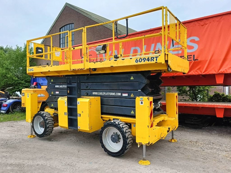 Máy nâng người hình kéo GMG 6094-RT schaarhoogwerker platform hi lift 18 m CE: hình 12