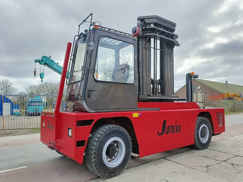 Jumbo J/SH 120/14/75 zijlader side forklift stapler 12 T - Máy chất hàng bên: hình 1 Jumbo J/SH 120/14/75 zijlader side forklift stapler 12 T - Máy chất hàng bên: hình 1