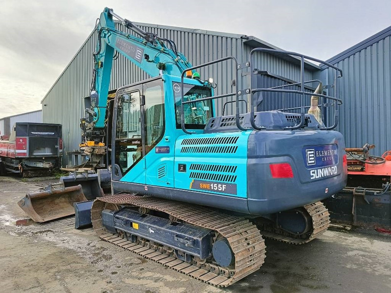 Sunward SWE 155 F + tilt rotator engcon oilquick - Máy xúc bánh xích: hình 5 Sunward SWE 155 F + tilt rotator engcon oilquick - Máy xúc bánh xích: hình 5