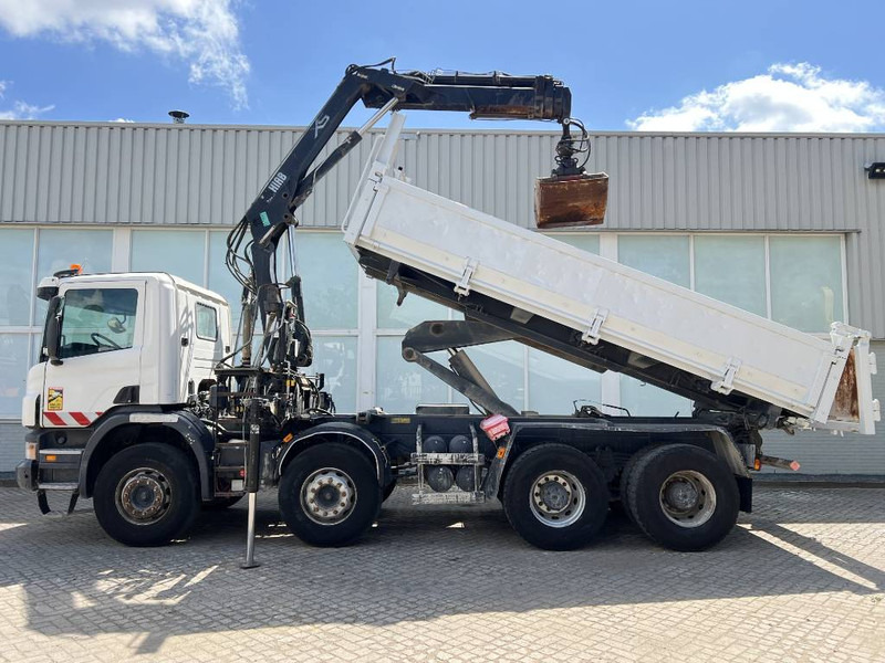 Scania P 400 8X4 KIPPER 2010 + HIAB Crane EURO 5 - Xe ben, Xe cẩu tự hành: hình 2 Scania P 400 8X4 KIPPER 2010 + HIAB Crane EURO 5 - Xe ben, Xe cẩu tự hành: hình 2