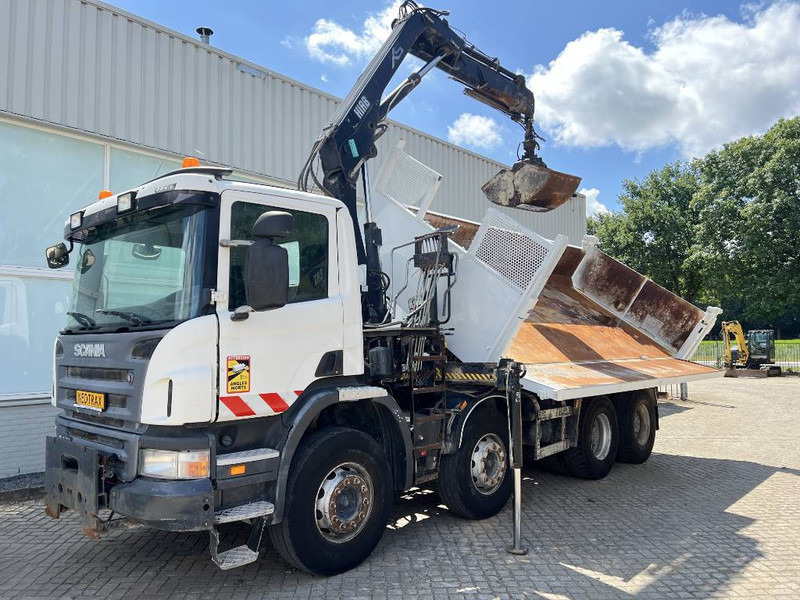 Scania P 400 8X4 KIPPER 2010 + HIAB Crane EURO 5 - Xe ben, Xe cẩu tự hành: hình 4 Scania P 400 8X4 KIPPER 2010 + HIAB Crane EURO 5 - Xe ben, Xe cẩu tự hành: hình 4
