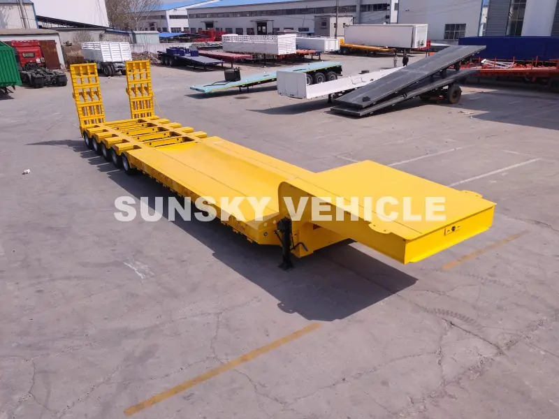 SUNSKY 100 Tons 10 Axles Lowbed trailer - Sơ mi rơ moóc thùng thấp: hình 2 SUNSKY 100 Tons 10 Axles Lowbed trailer - Sơ mi rơ moóc thùng thấp: hình 2