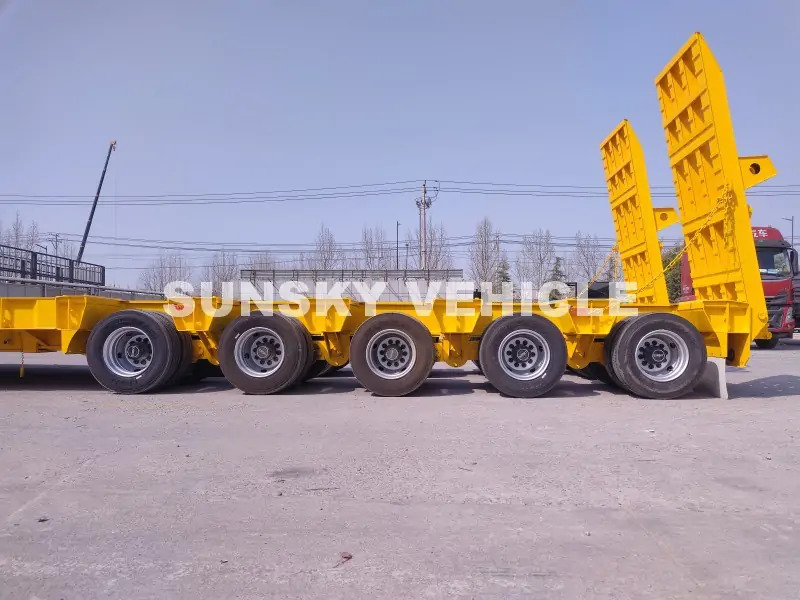 SUNSKY 100 Tons 10 Axles Lowbed trailer - Sơ mi rơ moóc thùng thấp: hình 4 SUNSKY 100 Tons 10 Axles Lowbed trailer - Sơ mi rơ moóc thùng thấp: hình 4