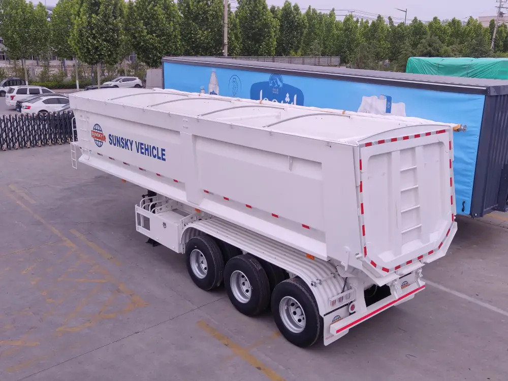 SUNSKY 40cbm 3-axle tipper trailer - Sơ mi rơ moóc ben: hình 2 SUNSKY 40cbm 3-axle tipper trailer - Sơ mi rơ moóc ben: hình 2