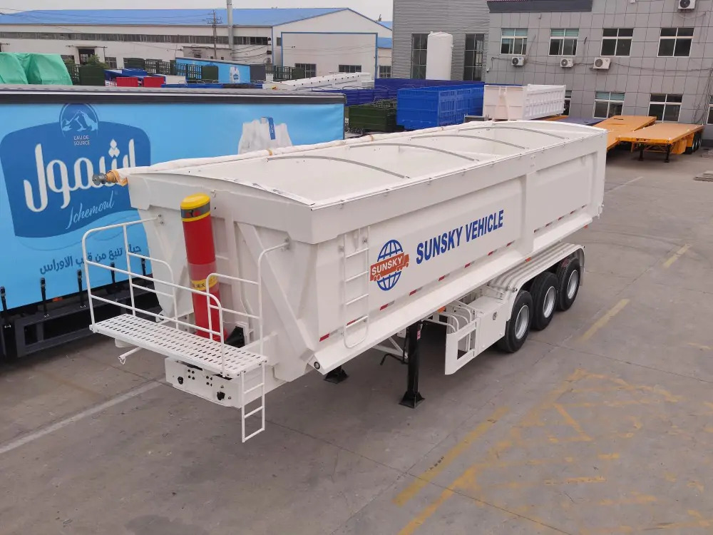SUNSKY 40cbm 3-axle tipper trailer - Sơ mi rơ moóc ben: hình 1 SUNSKY 40cbm 3-axle tipper trailer - Sơ mi rơ moóc ben: hình 1