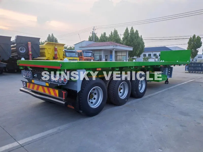 SUNSKY Flat Deck Trailer with henred type axles and suspension - Sơ mi rơ moóc thùng lửng/ Phẳng: hình 5 SUNSKY Flat Deck Trailer with henred type axles and suspension - Sơ mi rơ moóc thùng lửng/ Phẳng: hình 5