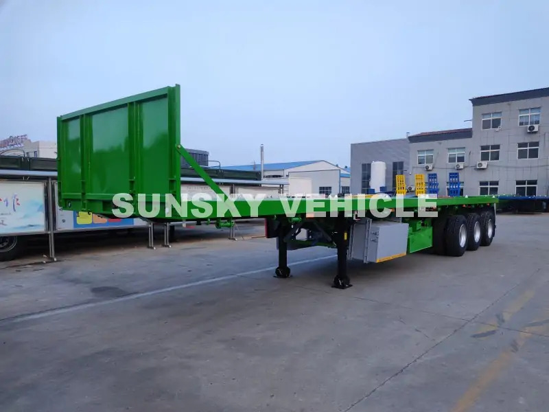 SUNSKY Flat Deck Trailer with henred type axles and suspension - Sơ mi rơ moóc thùng lửng/ Phẳng: hình 2 SUNSKY Flat Deck Trailer with henred type axles and suspension - Sơ mi rơ moóc thùng lửng/ Phẳng: hình 2