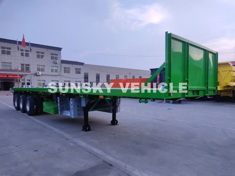 SUNSKY Flat Deck Trailer with henred type axles and suspension - Sơ mi rơ moóc thùng lửng/ Phẳng: hình 4 SUNSKY Flat Deck Trailer with henred type axles and suspension - Sơ mi rơ moóc thùng lửng/ Phẳng: hình 4