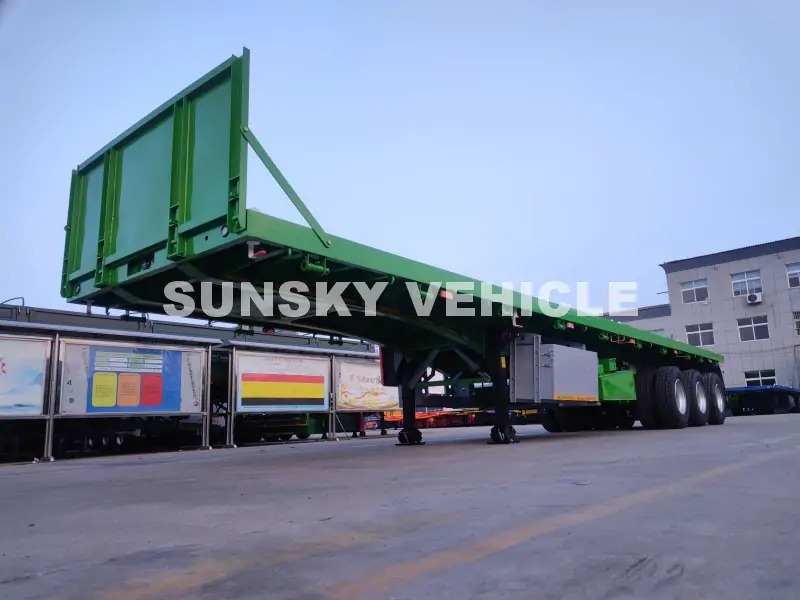 SUNSKY Flat Deck Trailer with henred type axles and suspension - Sơ mi rơ moóc thùng lửng/ Phẳng: hình 3 SUNSKY Flat Deck Trailer with henred type axles and suspension - Sơ mi rơ moóc thùng lửng/ Phẳng: hình 3