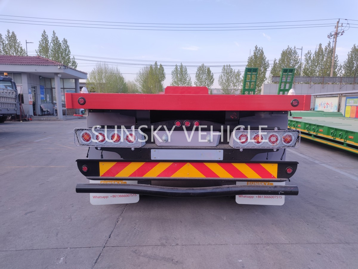 SUNSKY Flatbed Trailer with henred type axles and suspension - Sơ mi rơ moóc thùng lửng/ Phẳng: hình 3 SUNSKY Flatbed Trailer with henred type axles and suspension - Sơ mi rơ moóc thùng lửng/ Phẳng: hình 3