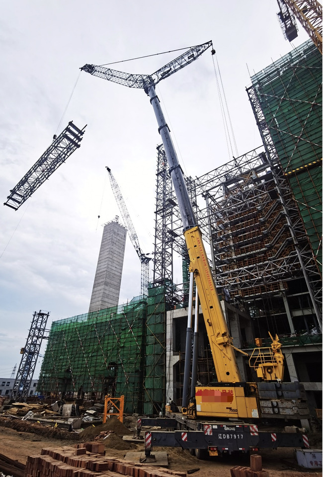 GROVE Second Hand Knuckle Boom Truck Crane GMK7450 450t Mobile Jib Crane - Cẩu bánh lốp: hình 3 GROVE Second Hand Knuckle Boom Truck Crane GMK7450 450t Mobile Jib Crane - Cẩu bánh lốp: hình 3
