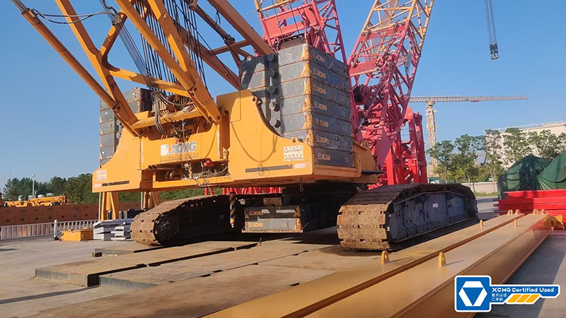 Cần cẩu bánh xích XCMG 500 tons 2016 XGC500 used lift machine crane with crawler for sale: hình 9