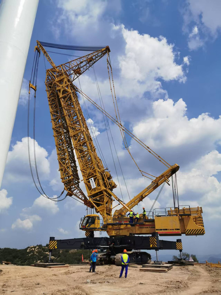 XCMG Official Construction Mobile Crane XGC2100W 110Ton Used Hydraulic Crawler Crane - Cần cẩu bánh xích: hình 4 XCMG Official Construction Mobile Crane XGC2100W 110Ton Used Hydraulic Crawler Crane - Cần cẩu bánh xích: hình 4