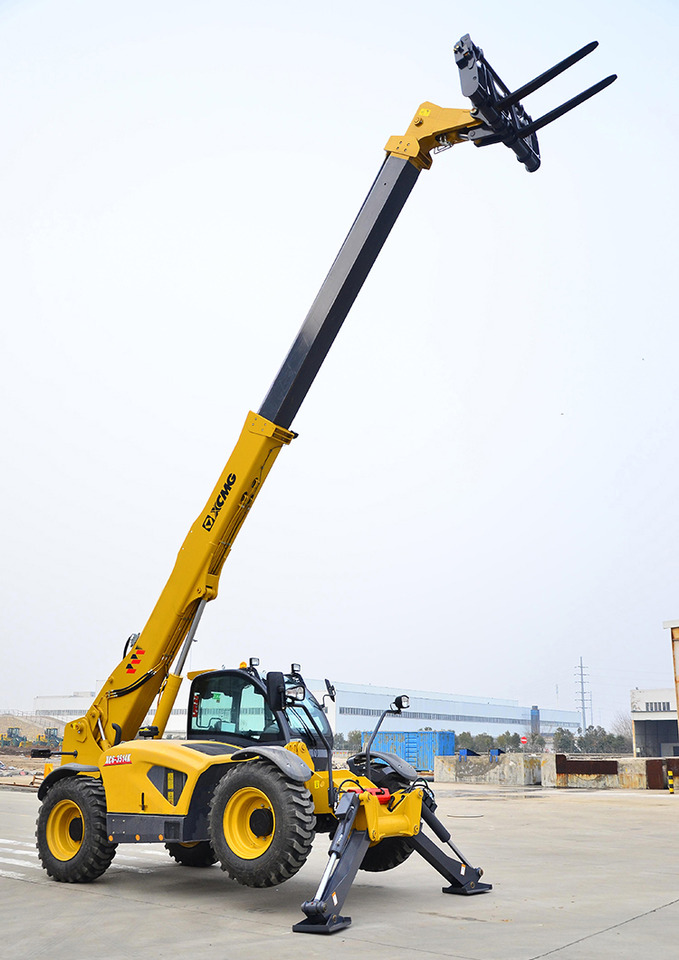 Cho thuê XCMG XTF1256K 5.4ton used diesel forklift loader telehandler for sale XCMG XTF1256K 5.4ton used diesel forklift loader telehandler for sale: hình 6