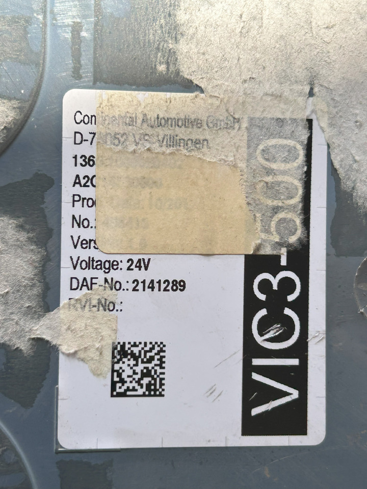 DAF XF 106 480 VIC3-500 - ECU cho Xe tải: hình 4 DAF XF 106 480 VIC3-500 - ECU cho Xe tải: hình 4