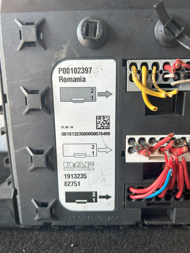 DAF XF 106 FUSE BOX - Cầu chì: hình 3 DAF XF 106 FUSE BOX - Cầu chì: hình 3