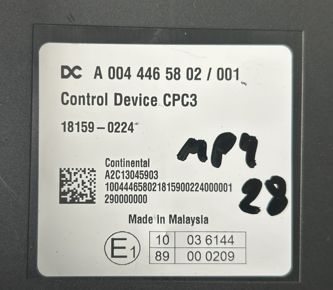 MERCEDES ACTROS MP4 CPC3 - ECU: hình 5 MERCEDES ACTROS MP4 CPC3 - ECU: hình 5