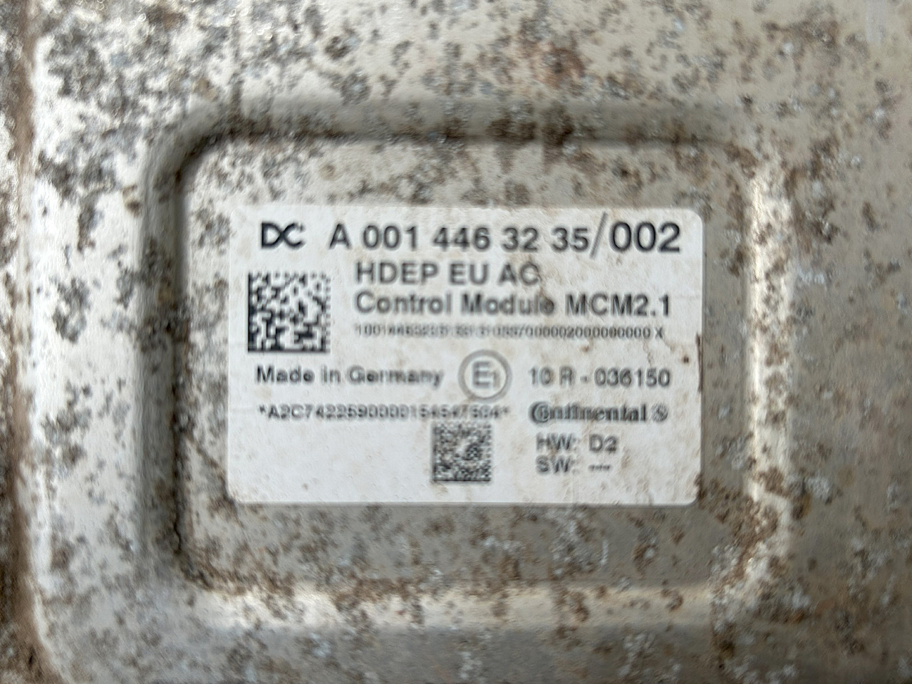 MERCEDES MCM 2.1 ACTROS MP4 - ECU cho Xe tải: hình 3 MERCEDES MCM 2.1 ACTROS MP4 - ECU cho Xe tải: hình 3