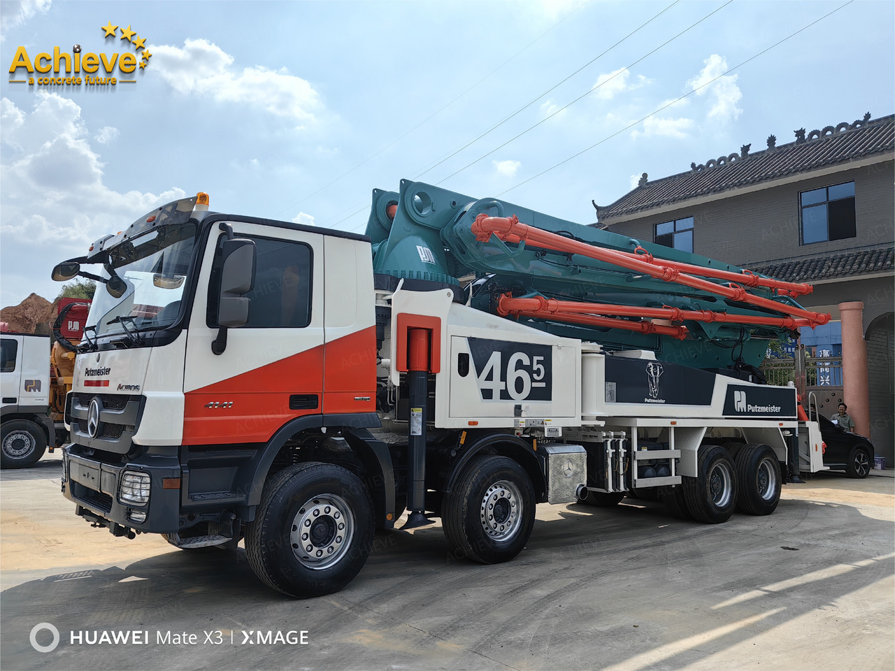 Putzmeister Compact Truck-Mounted Concrete Pump M46-5 【ACHIEVE】TOP CONDITION!!! - Xe bơm bê tông: hình 2 Putzmeister Compact Truck-Mounted Concrete Pump M46-5 【ACHIEVE】TOP CONDITION!!! - Xe bơm bê tông: hình 2