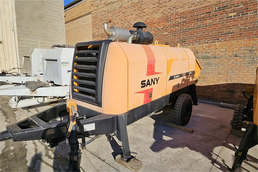 SANY 【ACHIEVE】TOP CONDITION!!! demo new low hours Sany Concrete Trailer Pump 2015 HBT6016C-5D - Máy bơm bê tông tĩnh: hình 1 SANY 【ACHIEVE】TOP CONDITION!!! demo new low hours Sany Concrete Trailer Pump 2015 HBT6016C-5D - Máy bơm bê tông tĩnh: hình 1