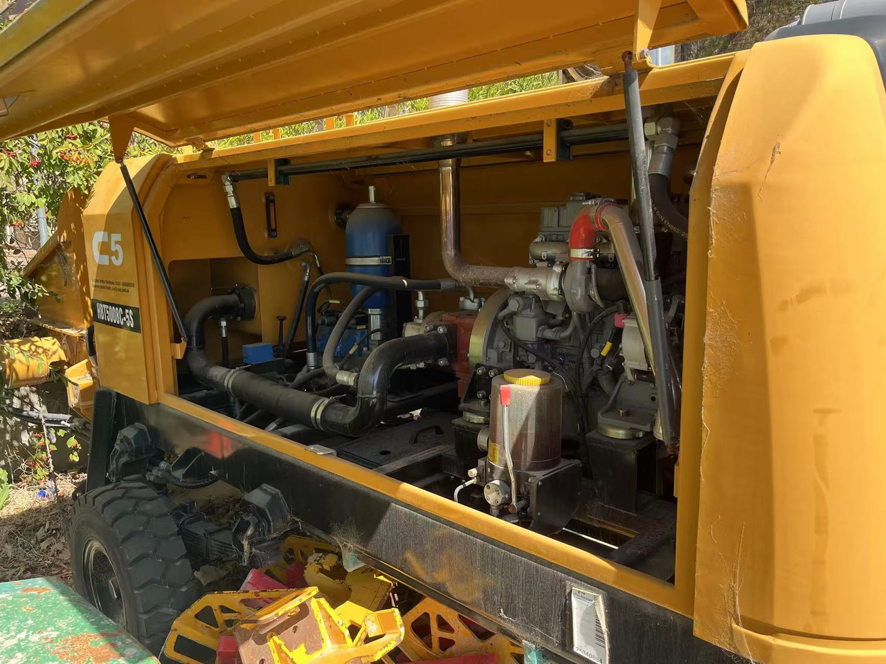 SANY 【ACHIEVE】TOP CONDITION!!! demo new low hours Sany Concrete Trailer Pump 2017 HBT5008C-5S - Máy bơm bê tông tĩnh: hình 4 SANY 【ACHIEVE】TOP CONDITION!!! demo new low hours Sany Concrete Trailer Pump 2017 HBT5008C-5S - Máy bơm bê tông tĩnh: hình 4