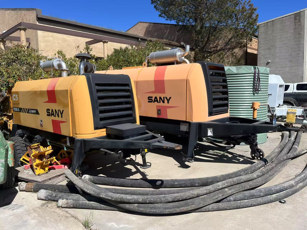 SANY 【ACHIEVE】TOP CONDITION!!! demo new low hours Sany Concrete Trailer Pump 2017 HBT5008C-5S - Máy bơm bê tông tĩnh: hình 3 SANY 【ACHIEVE】TOP CONDITION!!! demo new low hours Sany Concrete Trailer Pump 2017 HBT5008C-5S - Máy bơm bê tông tĩnh: hình 3