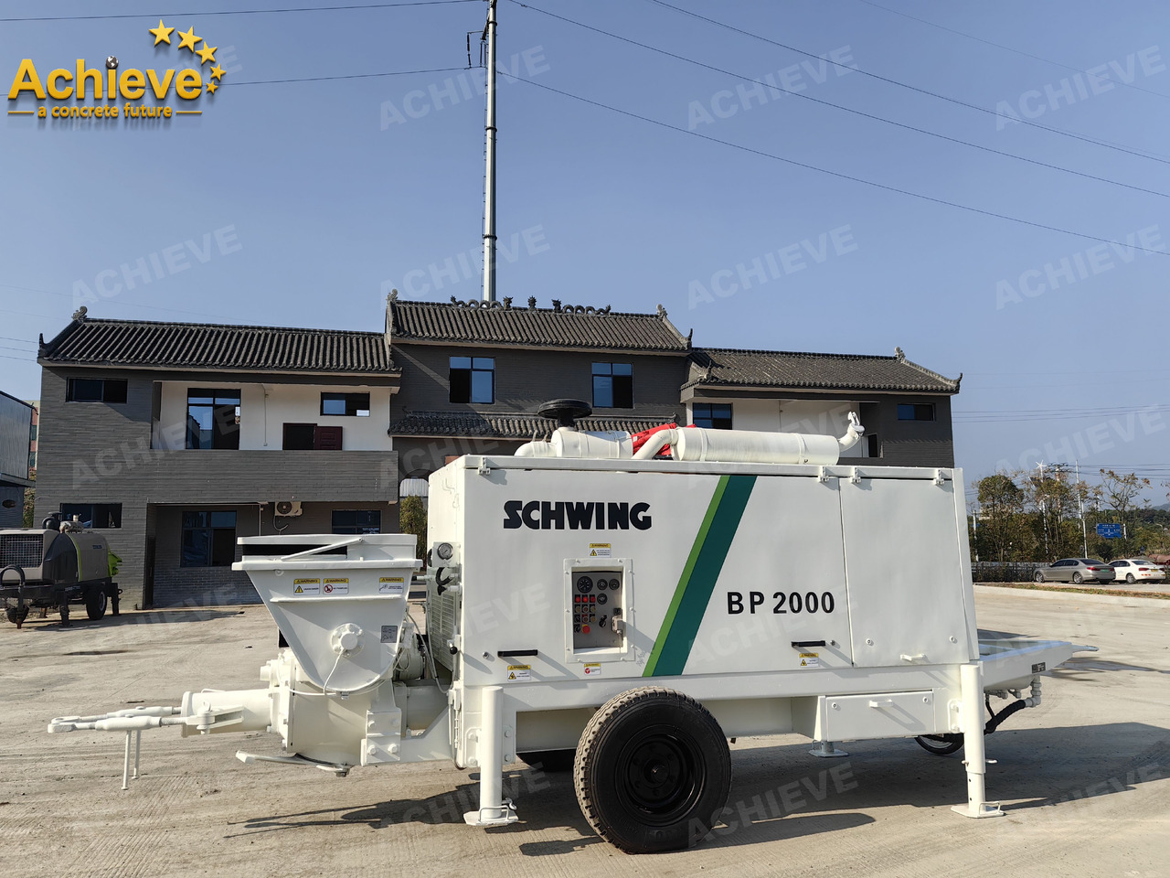Schwing BP2000 5000kg 2008 Concrete Pump With Brand New High Quality 【ACHIEVE】 TOP CONDITION!!! - Máy bơm bê tông tĩnh: hình 4 Schwing BP2000 5000kg 2008 Concrete Pump With Brand New High Quality 【ACHIEVE】 TOP CONDITION!!! - Máy bơm bê tông tĩnh: hình 4