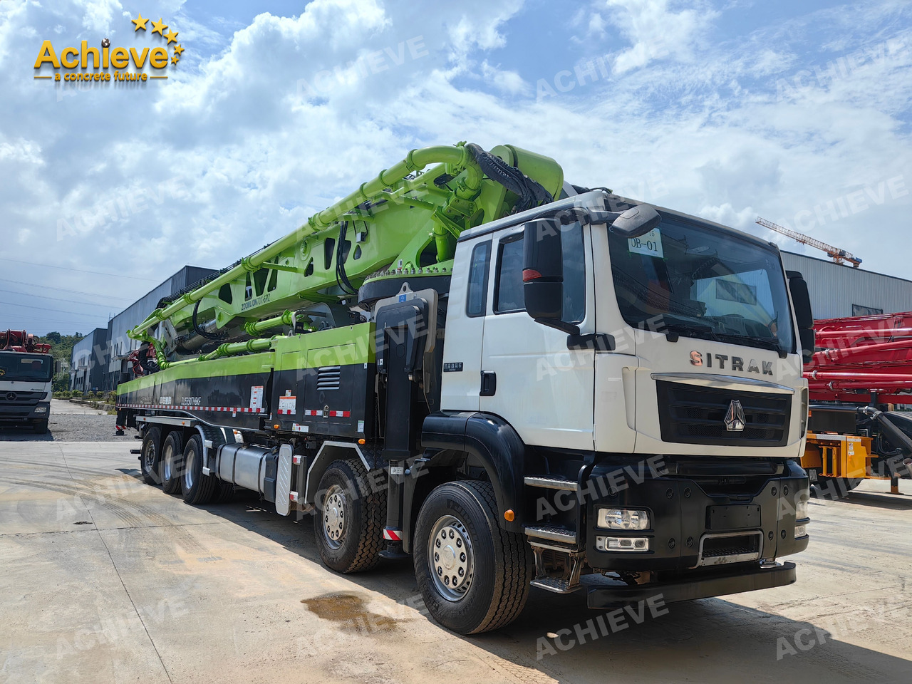 Zoomlion Zoomlion 70M 70X-6RZ Concrete pump truck ACTROS 4141 【ACHIEVE】TOP CONDITION!!! - Xe bơm bê tông: hình 1 Zoomlion Zoomlion 70M 70X-6RZ Concrete pump truck ACTROS 4141 【ACHIEVE】TOP CONDITION!!! - Xe bơm bê tông: hình 1