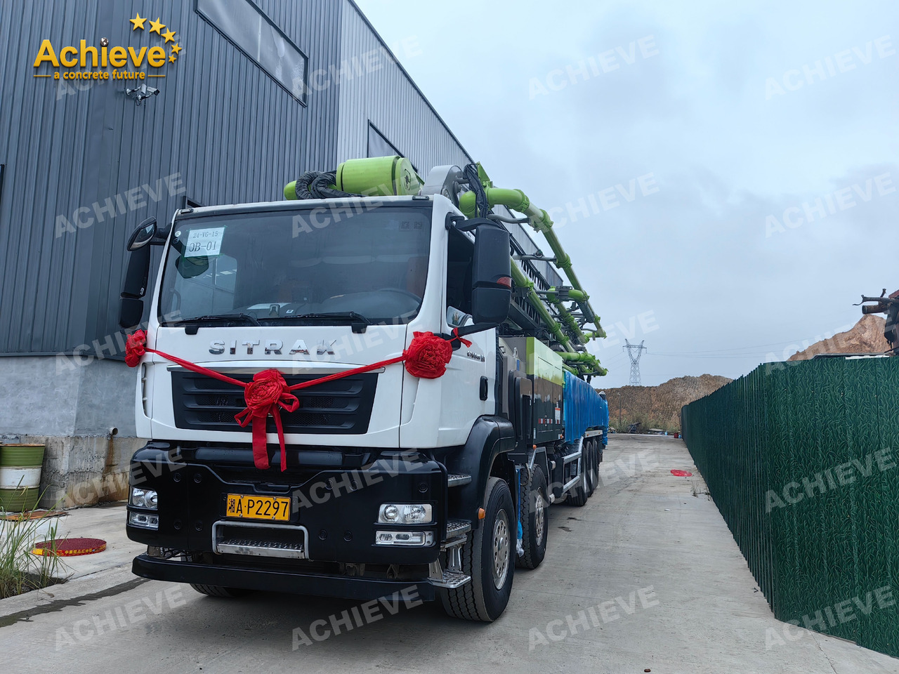 Zoomlion Zoomlion 70M 70X-6RZ Concrete pump truck ACTROS 4141 【ACHIEVE】TOP CONDITION!!! - Xe bơm bê tông: hình 4 Zoomlion Zoomlion 70M 70X-6RZ Concrete pump truck ACTROS 4141 【ACHIEVE】TOP CONDITION!!! - Xe bơm bê tông: hình 4
