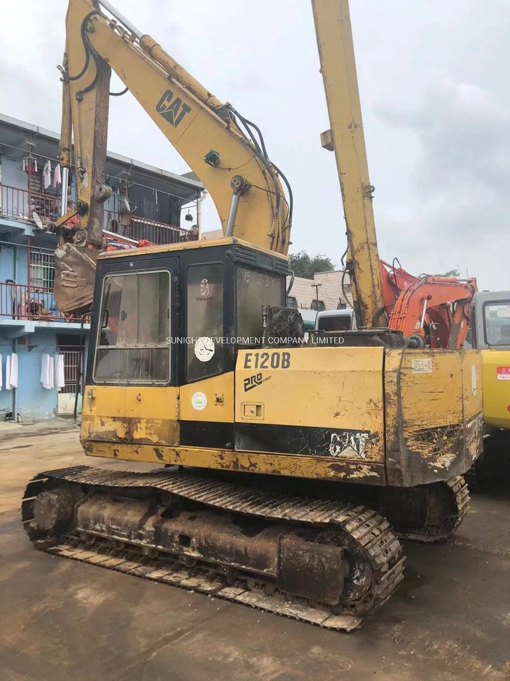 Máy xúc bánh xích New Arrival 0.5m3 Original Color Used Caterpillar E120b Excavator: hình 9