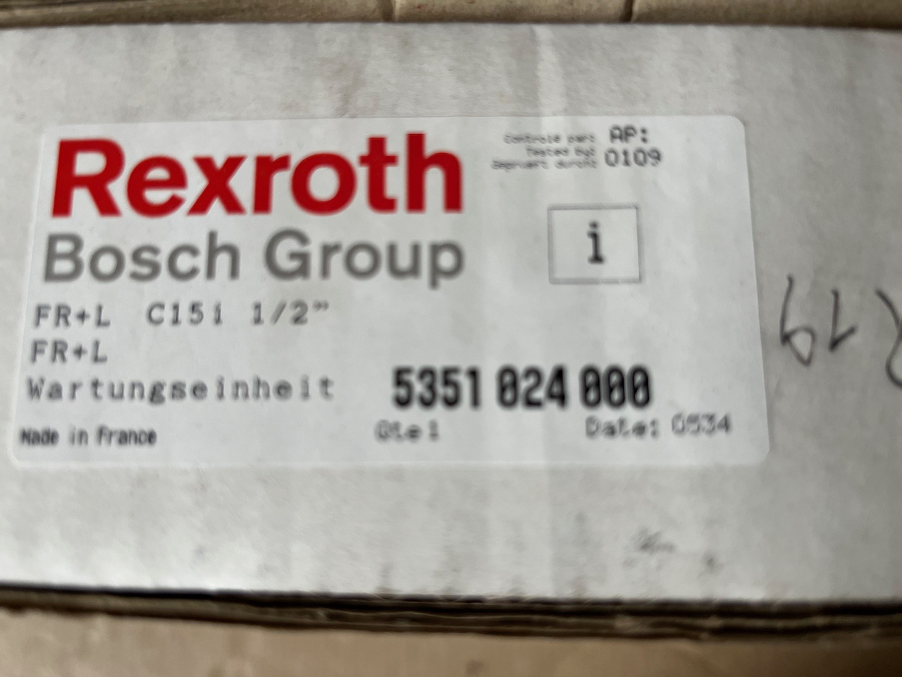 REXROTH Service unit 5351 024 000 5351024000 - Phụ tùng cho Máy móc xây dựng: hình 2 REXROTH Service unit 5351 024 000 5351024000 - Phụ tùng cho Máy móc xây dựng: hình 2