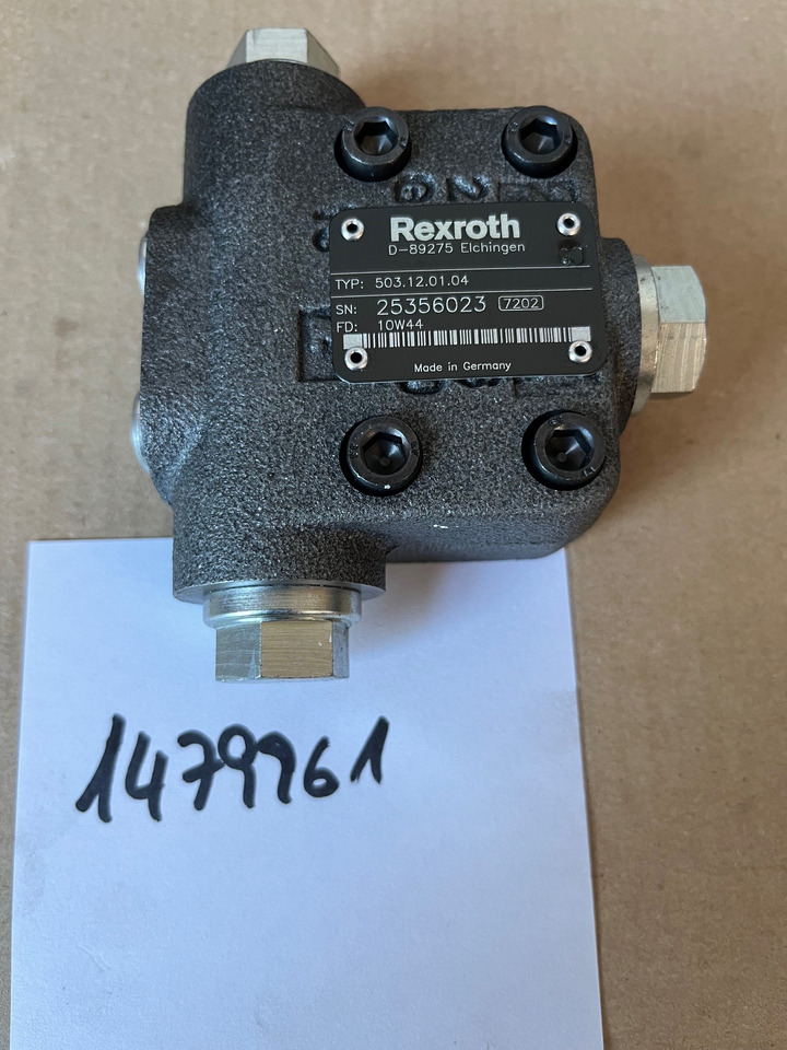 Rexroth Feed Press Valve 1479961 4017561 535-1488 for O&K Terex RH30 RH40 - Phụ tùng cho Máy móc xây dựng: hình 1 Rexroth Feed Press Valve 1479961 4017561 535-1488 for O&K Terex RH30 RH40 - Phụ tùng cho Máy móc xây dựng: hình 1