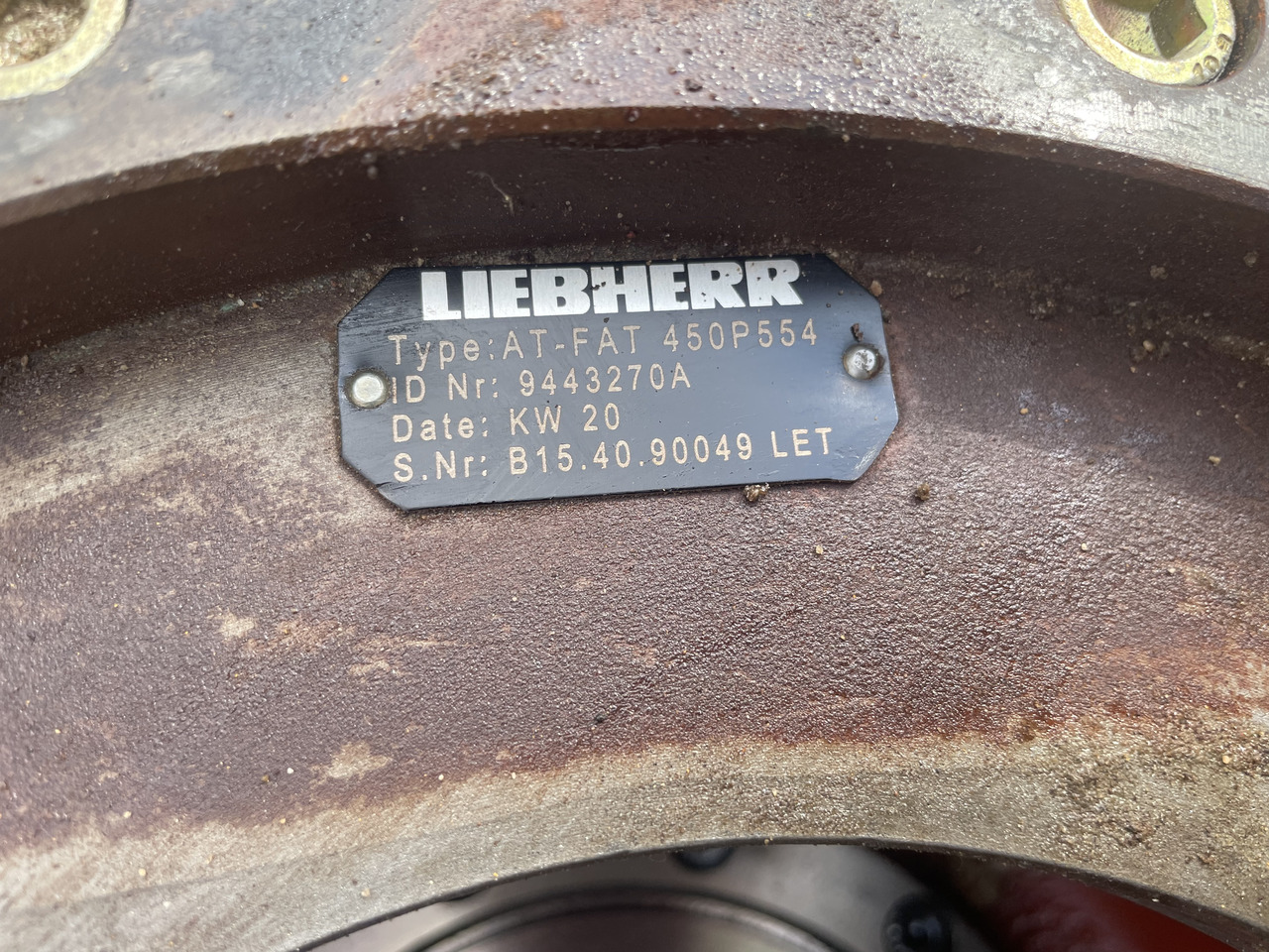 LIEBHERR FAT 450P554 - Mô tơ di chuyển cho Máy ủi: hình 4 LIEBHERR FAT 450P554 - Mô tơ di chuyển cho Máy ủi: hình 4