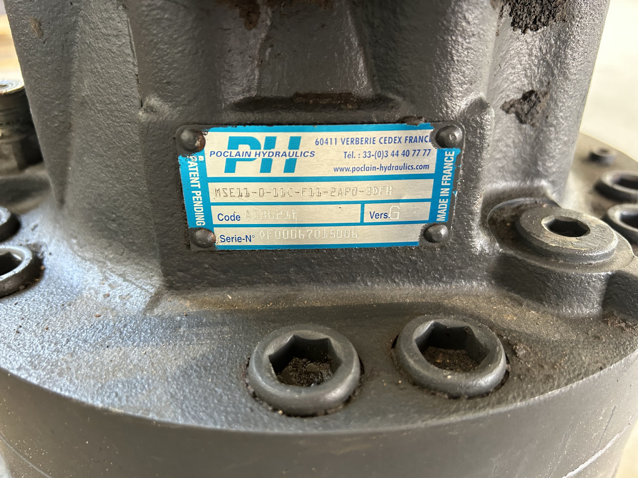 Poclain Hydraulics MSE-11 - Mô tơ quay toa cho Máy xúc bánh lốp: hình 3 Poclain Hydraulics MSE-11 - Mô tơ quay toa cho Máy xúc bánh lốp: hình 3