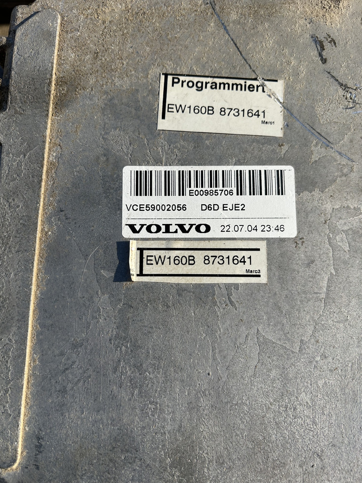 Volvo EW160B - ECU cho Máy xúc bánh lốp: hình 2 Volvo EW160B - ECU cho Máy xúc bánh lốp: hình 2