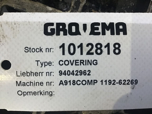 Liebherr A914 Compact - Nắp máy: hình 1 Liebherr A914 Compact - Nắp máy: hình 1