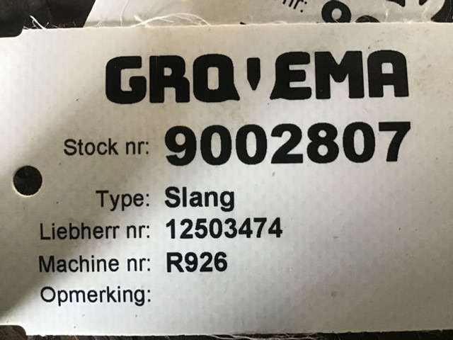 Liebherr A928 / R926 / R930 - Ống nạp khí: hình 1 Liebherr A928 / R926 / R930 - Ống nạp khí: hình 1