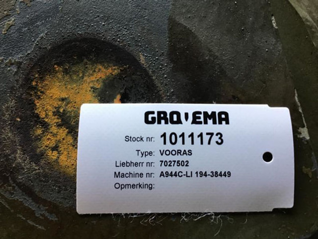 Liebherr Axle - Trục trước: hình 4 Liebherr Axle - Trục trước: hình 4