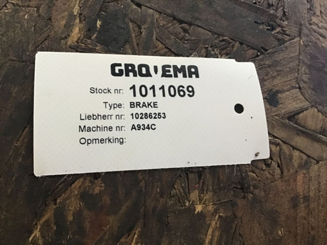 Liebherr Brake - Cùm phanh: hình 5 Liebherr Brake - Cùm phanh: hình 5