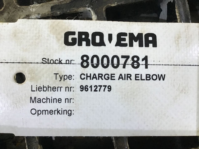 Liebherr Charge Air Elbow - Ống nạp khí: hình 3 Liebherr Charge Air Elbow - Ống nạp khí: hình 3