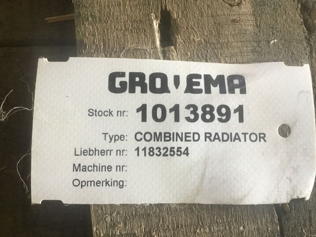 Liebherr Combined Radiator - Quạt: hình 4 Liebherr Combined Radiator - Quạt: hình 4
