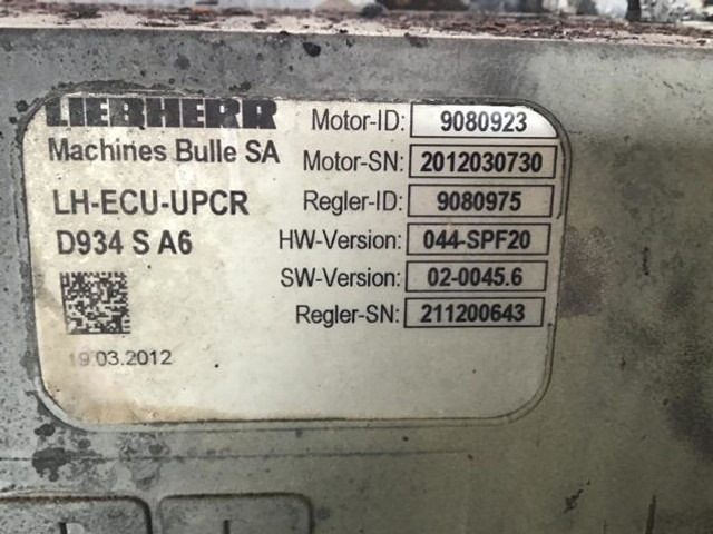 Động cơ Liebherr D934S: hình 14