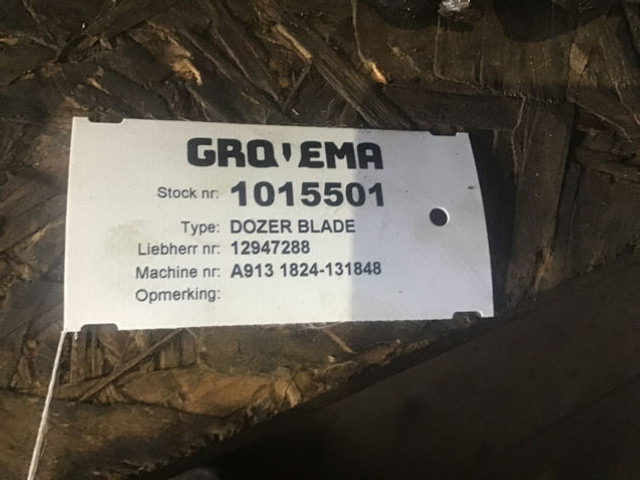 Liebherr Dozer Blade - Lưỡi dao: hình 1 Liebherr Dozer Blade - Lưỡi dao: hình 1