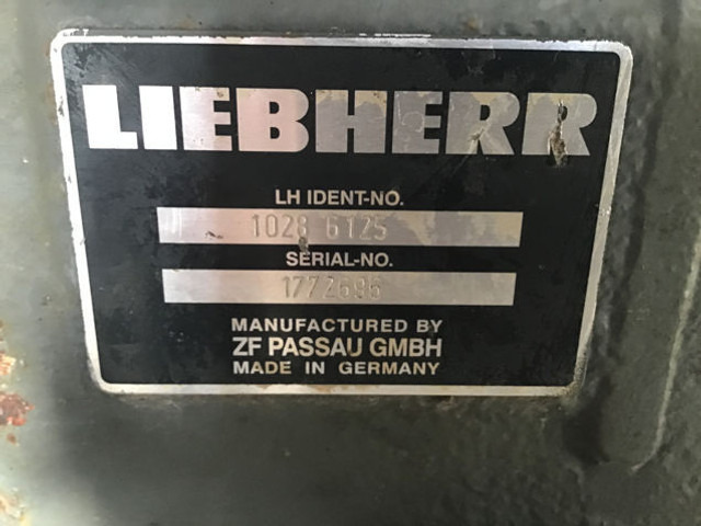 Liebherr Frontaxle - Trục trước: hình 4 Liebherr Frontaxle - Trục trước: hình 4