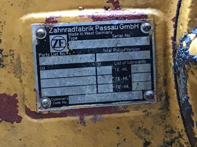 Liebherr Frontaxle - Trục trước: hình 2 Liebherr Frontaxle - Trục trước: hình 2