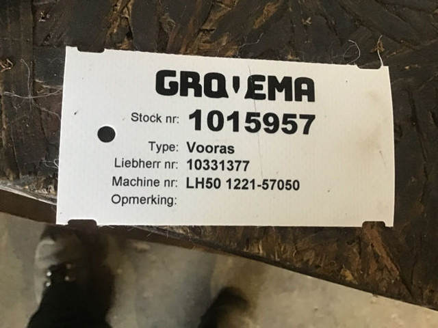 Liebherr Frontaxle - Trục trước: hình 1 Liebherr Frontaxle - Trục trước: hình 1