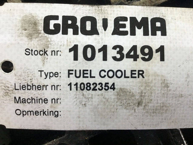 Liebherr Fuel Cooler - Bộ làm mát dầu: hình 2 Liebherr Fuel Cooler - Bộ làm mát dầu: hình 2