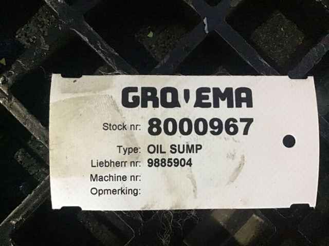 Liebherr Oil Sump - Các te: hình 5 Liebherr Oil Sump - Các te: hình 5